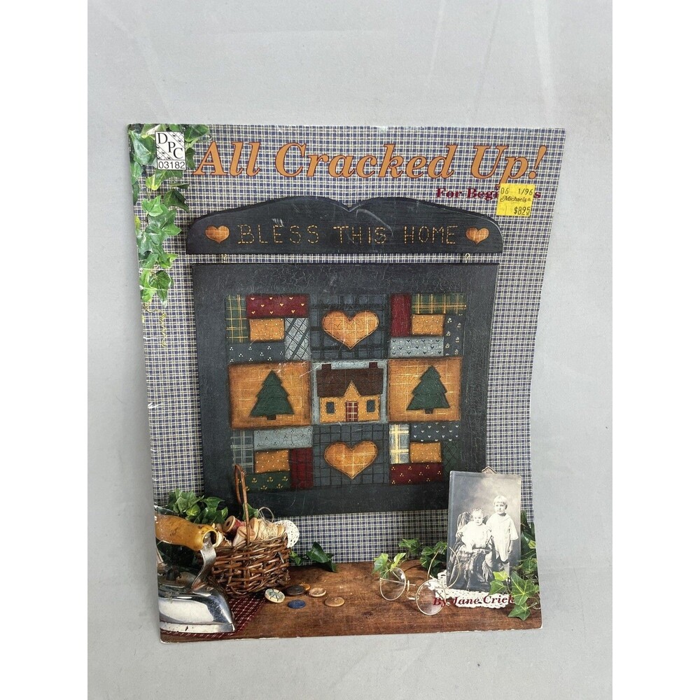 All Cracked Up Jane Crick Tole Painting Book Craft Primitive